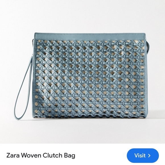 Zara Woven Clutch Bag - Picture 4 of 6